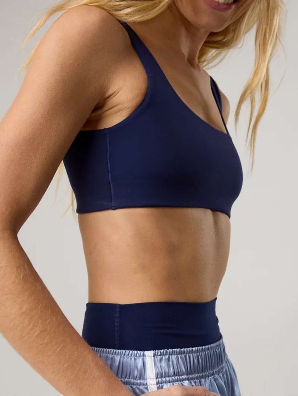 OFFLINE By Aerie Real Me XTRA Classic Sports Bra Blue Large